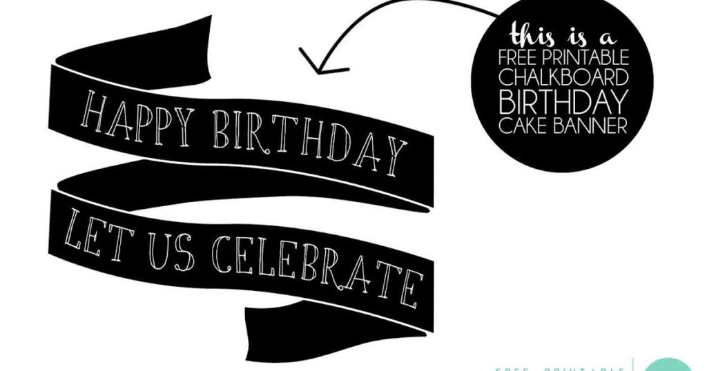 Free Printable Birthday Cake Banner Minted Strawberry