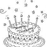 Free Printable Birthday Cake Coloring Pages For Kids