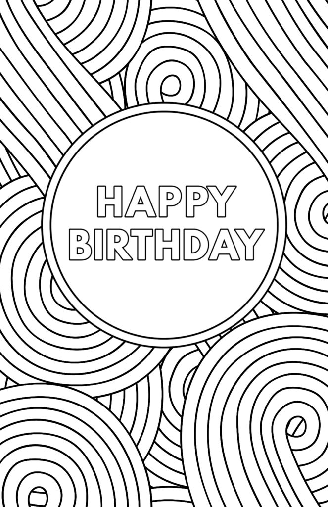 Free Printable Birthday Cards Paper Trail Design