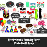 Free Printable Birthday Party Photo Booth Props