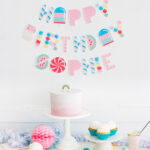 Free Printable Candy Letter Garland