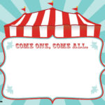 Free Printable Circus Birthday Invitations Template Bagvania FREE