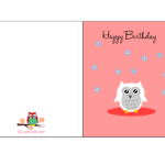 Free Printable Cute Owl Birthday Cards ClipArt Best ClipArt Best