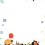 FREE Printable Delighted Dogs Invitation Templates Birthday Party