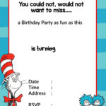 Free Printable Dr Seuss Birthday InvitationsFREE PRINTABLE Birthday
