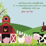 FREE Printable Farm Animals Birthday Invitation Template Farm Animals