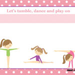 Free Printable Gymnastic Birthday Invitations Updated FREE