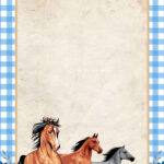 FREE PRINTABLE Horse Riding Birthday Invitation Template Horse