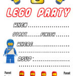 Free Printable LEGO Birthday Party Invitations U Me And The Kids