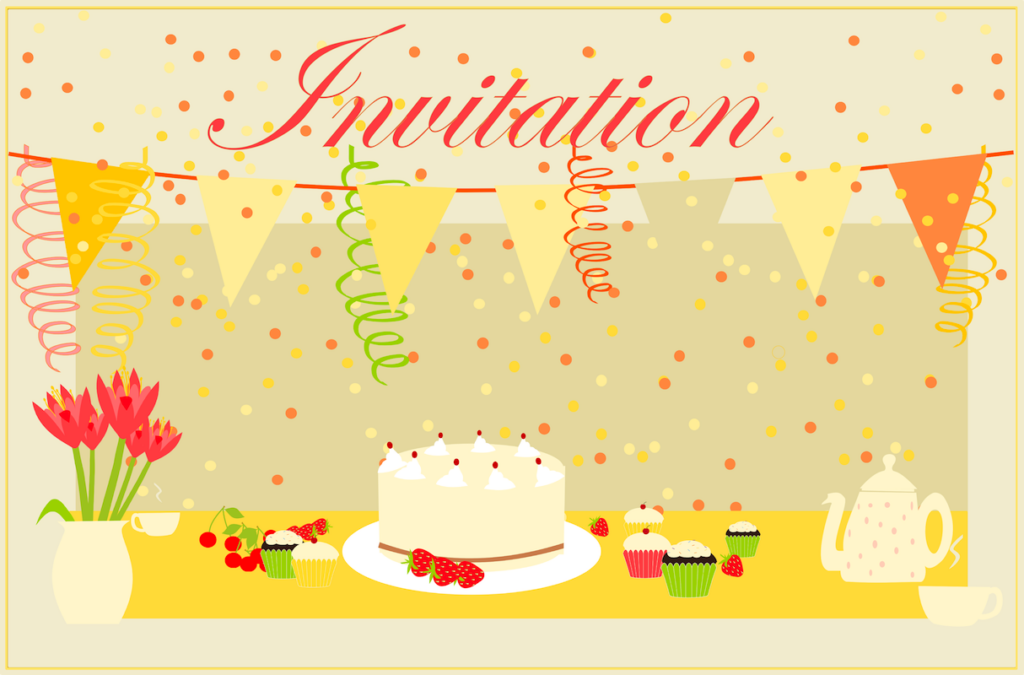 Free Printable Party Invitation Card Coffee Invitation Card 