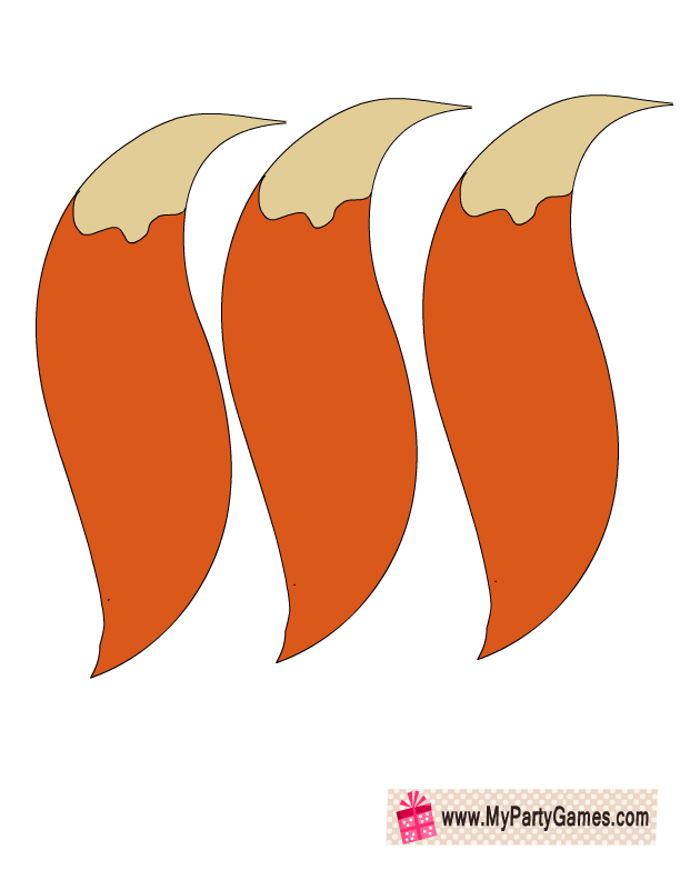Free Printable Pin The Tail On Fox Game
