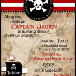 Free Printable Pirates Birthday Party Invitations DREVIO