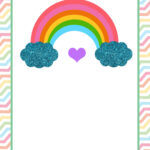 FREE Printable Rainbow Birthday Invitation Templates Rainbow