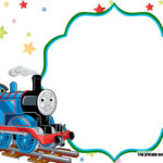 FREE Printable Thomas The Train Birthday Invitation Templates