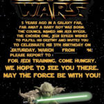 Free Samples Printable Star Wars Birthday Invitations In 2020 Star