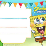 FREE Spongebob Birthday Invitation Template Bob Esponja Cumplea os