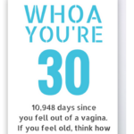 Funny 30th Birthday Card WHOA You re 30 Funny 30th Birthday Quotes