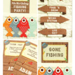 Gone Fishing Party Invitations Decorations Printable Party