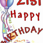 Happy 21st Birthday Images ClipArt Best