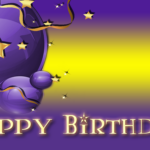 Happy Birthday Banner Star Balloon Purple Vinyl Banners Gatorprints