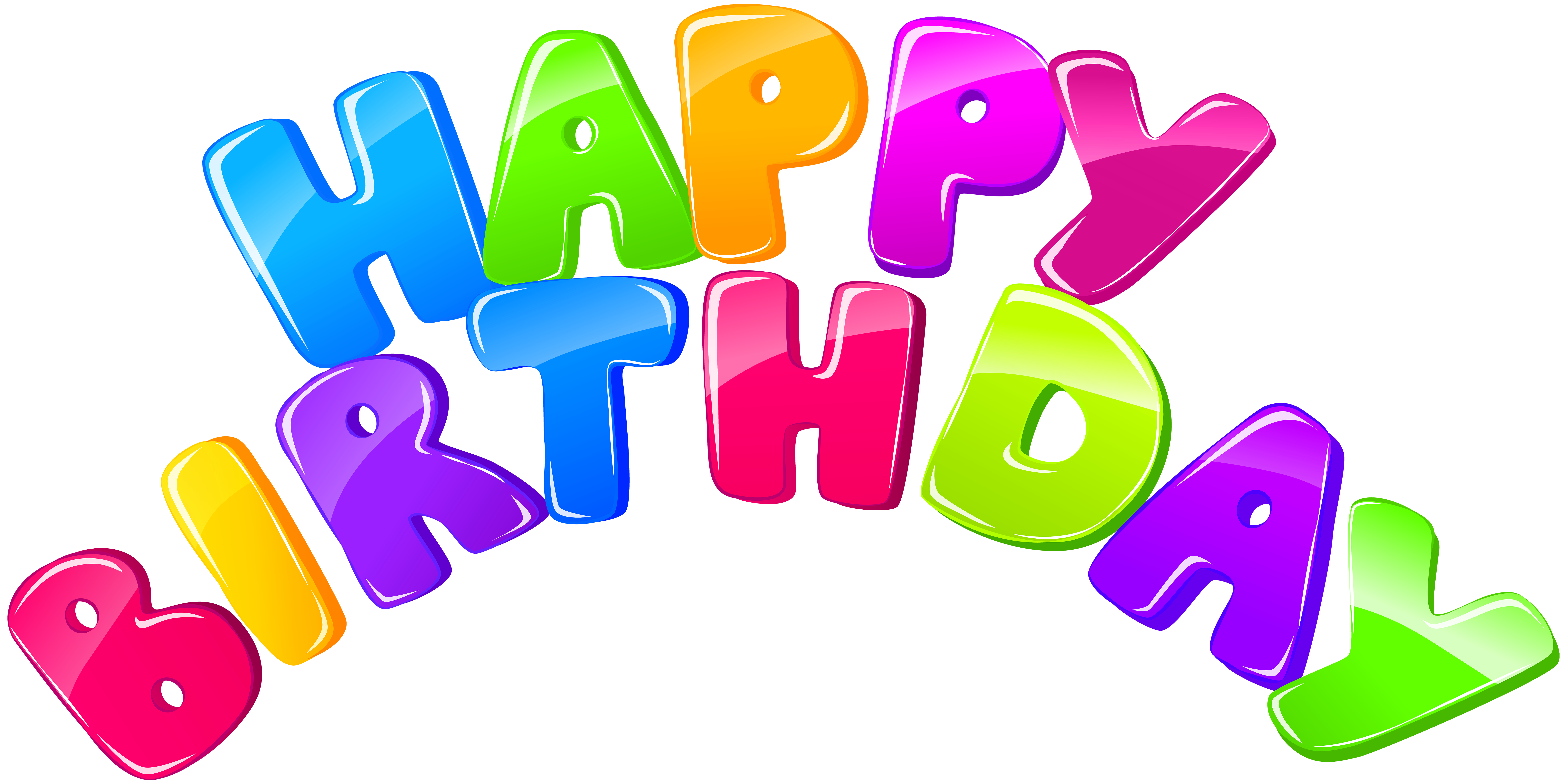 Happy Birthday Transparent PNG Backgrounds Free Clip Art Free