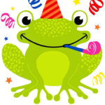 HBD Card Happy Birthday Frog Happy Birthday Cards Free Printable