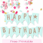I Should Be Mopping The Floor Happy Birthday Banner Printable Free