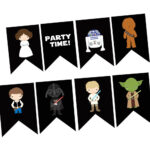 Instant Download Star Wars Happy Birthday Banner Digital
