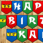 Lego Ninjago Inspired Birthday Banner Ninjago Instbirthday