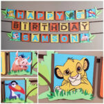 Lion King Birthday Banner By UEd Shop Lion King Birthday Lion King