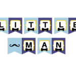 Little Man Banner Magical Printable