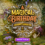 Magical Birthday Journey Interactive Birthday ECard Blue