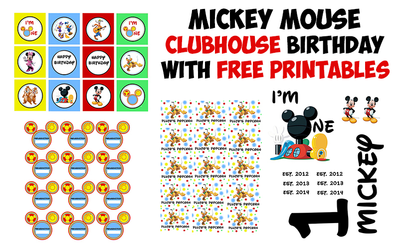 Mickey Mouse Clubhouse Birthday Party With Printables The Kreative Life