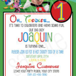 Mickey Mouse Clubhouse Free Printable Birthday Invitations Mickey