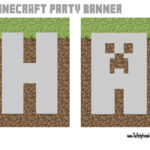Minecraft Happy Birthday Banner Minecraft