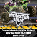Monster Truck Birthday Invitation Free Printable Awesome Monster Jam