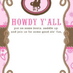 Nice FREE Cowgirl Birthday Invitations Cowgirl Invitations Cowgirl