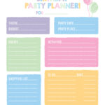 PaperDivas Blog Free Party Planner Printable