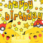 Pikachu Printable Birthday Card jpg Birthday Pikachu Birthday Card