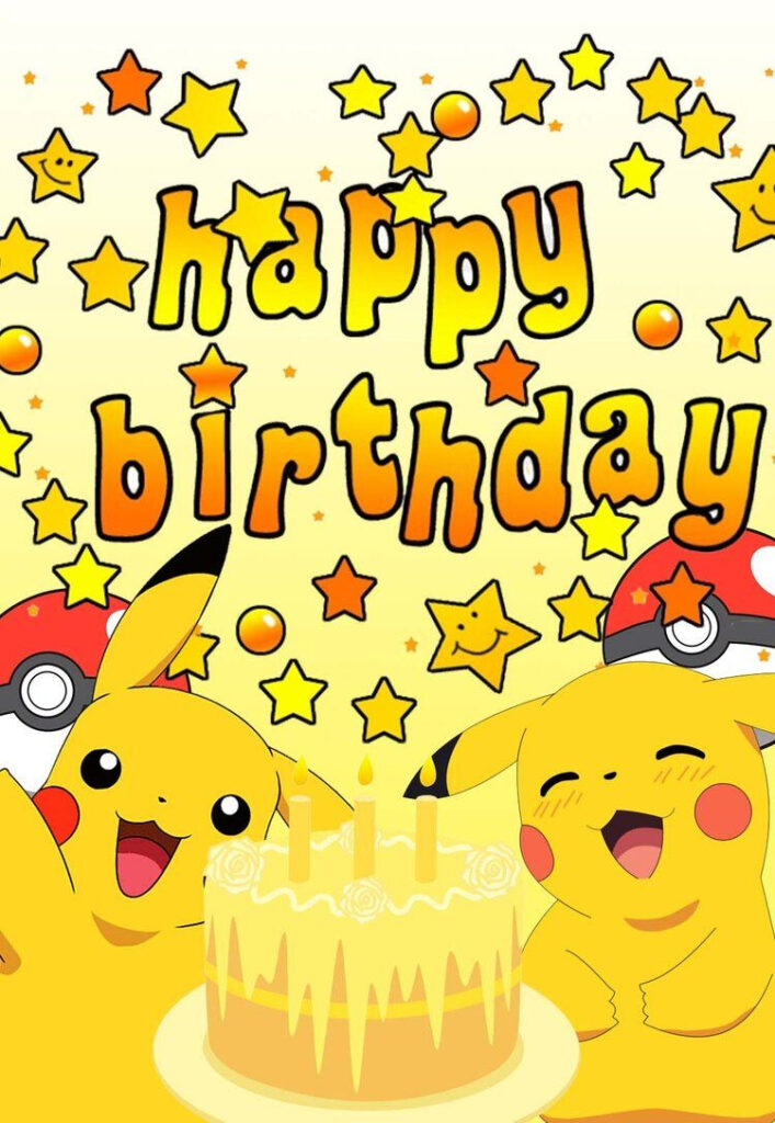 Pikachu Printable Birthday Card jpg Birthday Pikachu Birthday Card 