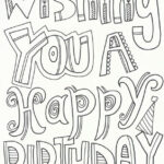 Pin By Pamela McHatten On Birthday Happy Birthday Coloring Pages
