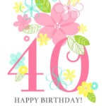 Pin On 40th Birthday