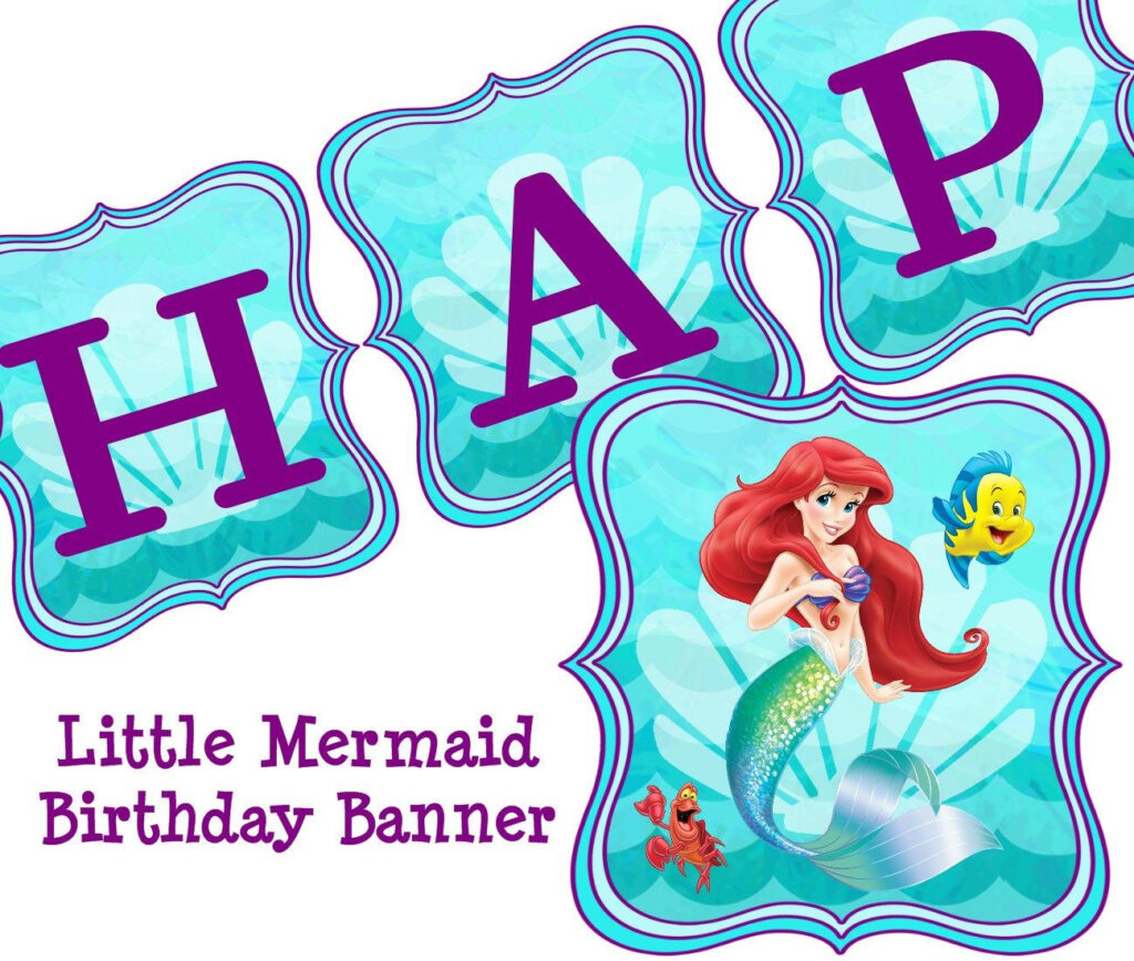 Pin On Ariel Mermaid Party