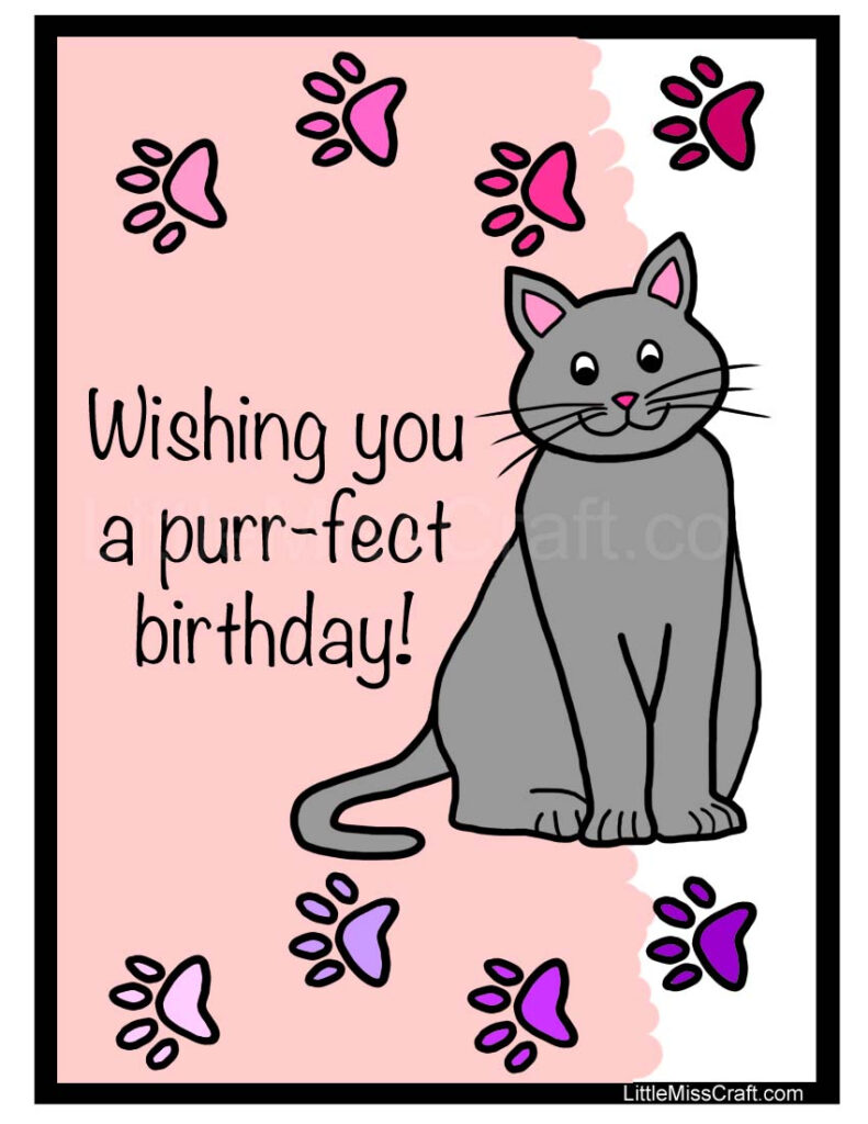 Printable Birthday Cards Cats Free Printable Birthday Cards