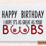 Printable Naughty Card For Her Happy Birthday I Hope It s Etsy