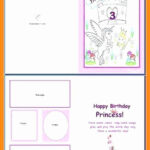 Quarter Fold Birthday Card Template For Your Needs