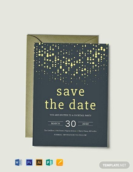 Save The Date Template Word New Free Save The Date Party Invitation 