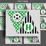 Soccer Banner Printable Happy Birthday And Soccer Ball Images