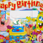 SPONGEBOB SQUAREPANTS BIRTHDAY PARTY BANNER POSTER Spongebob Birthday