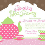 Tea Party Invitation Free Printable Tea Party Invitations Birthday